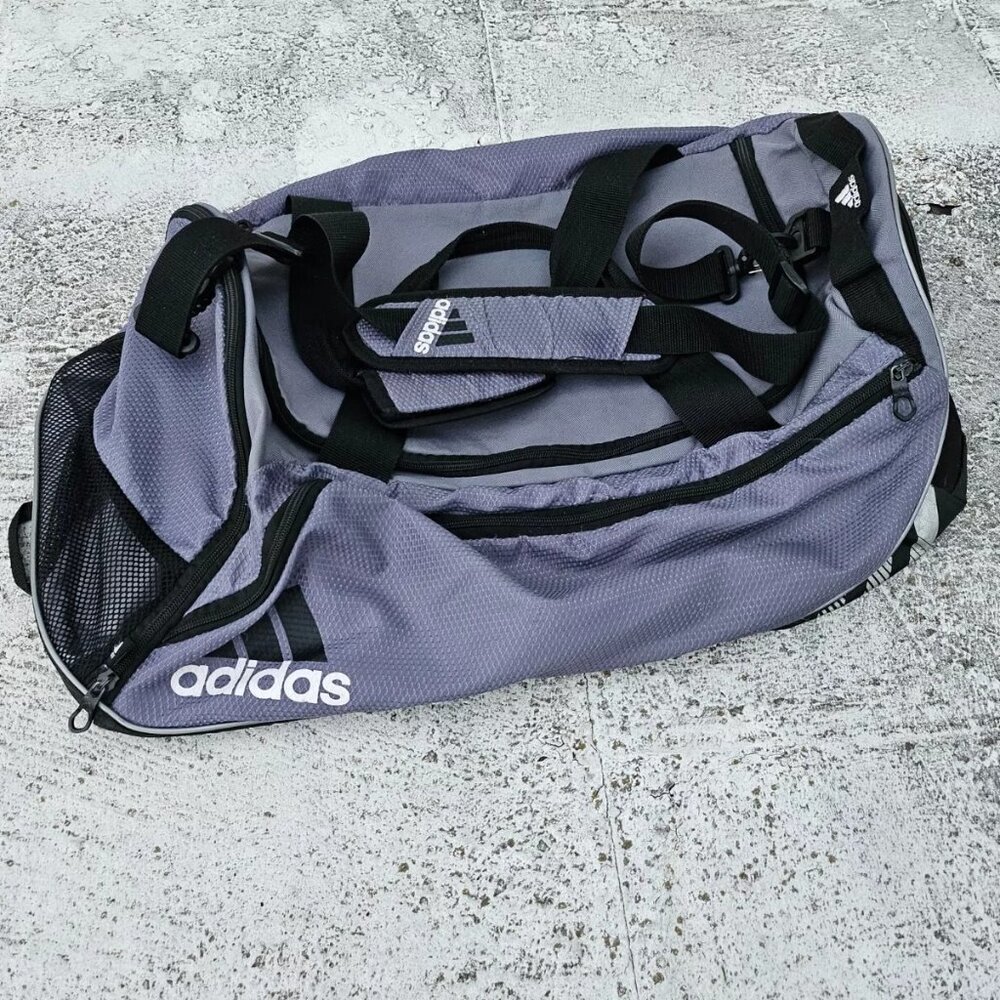 Adidas Duffle Bag Men Gym Bag Travel Unisex Bag Black/Gray Bag